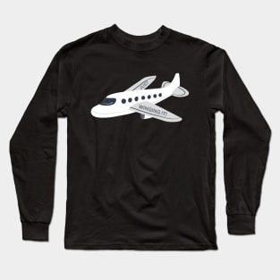 Just Winging It Airplane Shirt Long Sleeve T-Shirt